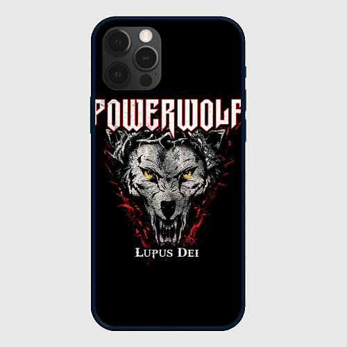 Чехол iPhone 12 Pro Powerwolf: Lupus Dei / 3D-Черный – фото 1