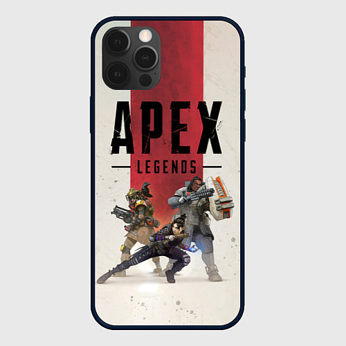 Чехол iPhone 12 Pro Apex Legends / 3D-Черный – фото 1