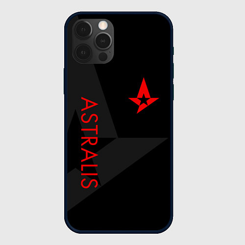 Чехол iPhone 12 Pro Astralis: Dark Style / 3D-Черный – фото 1