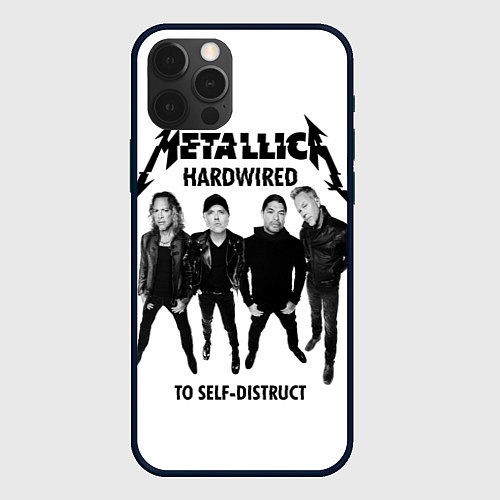 Чехол iPhone 12 Pro Metallica: Hardwired / 3D-Черный – фото 1