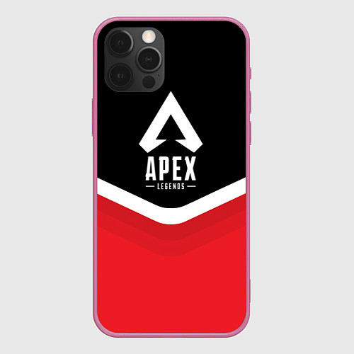 Чехол iPhone 12 Pro Apex Legends: Uniform / 3D-Малиновый – фото 1