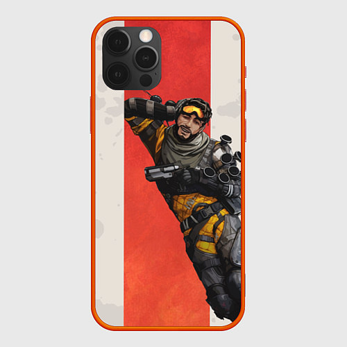 Чехол iPhone 12 Pro Apex Legends: Mirage / 3D-Красный – фото 1