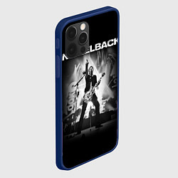 Чехол для iPhone 12 Pro Nickelback Rock, цвет: 3D-тёмно-синий — фото 2