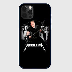 Чехол iPhone 12 Pro Metallica black