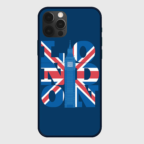 Чехол iPhone 12 Pro London: Great Britain / 3D-Черный – фото 1