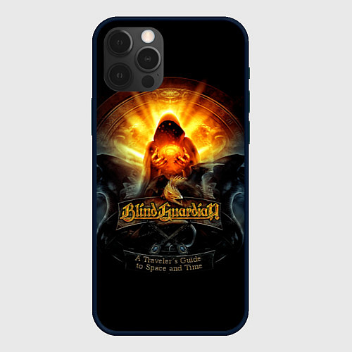 Чехол iPhone 12 Pro Blind Guardian: Guide to Space / 3D-Черный – фото 1