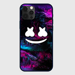 Чехол iPhone 12 Pro Marshmello NEON