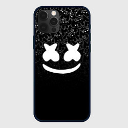 Чехол iPhone 12 Pro Marshmello Black