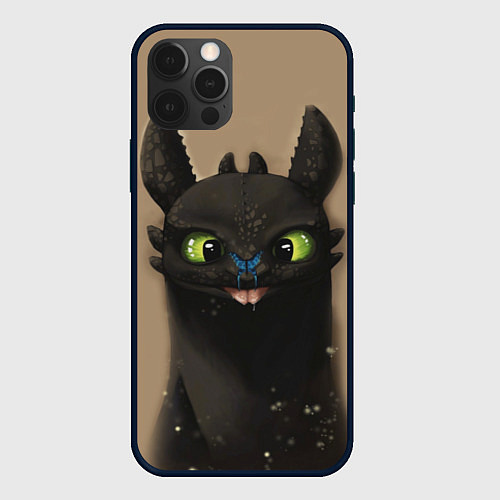 Чехол iPhone 12 Pro Как приручить дракона / 3D-Черный – фото 1