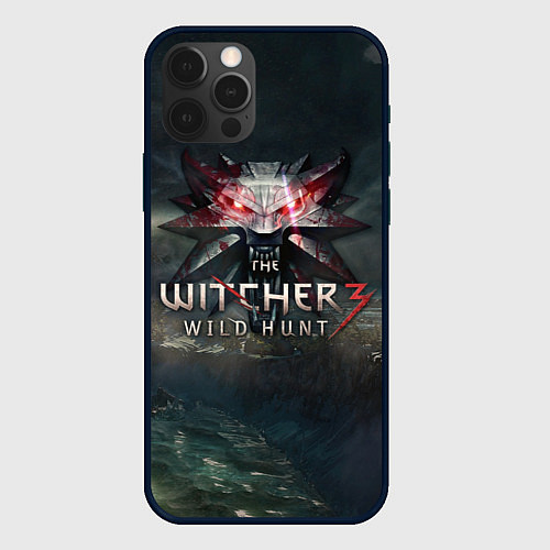 Чехол iPhone 12 Pro The Witcher 3: Wild Hunt / 3D-Черный – фото 1