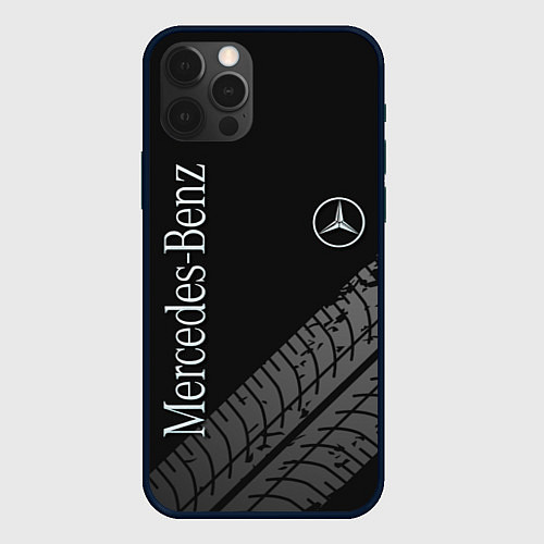 Чехол iPhone 12 Pro Mercedes AMG: Street Style / 3D-Черный – фото 1