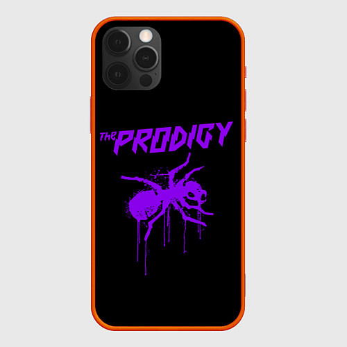 Чехол iPhone 12 Pro The Prodigy: Violet Ant / 3D-Красный – фото 1