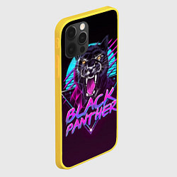 Чехол для iPhone 12 Pro Black Panther 80s, цвет: 3D-желтый — фото 2
