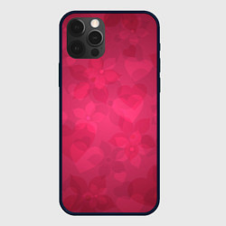 Чехол для iPhone 12 Pro Любовь и счастье, цвет: 3D-черный
