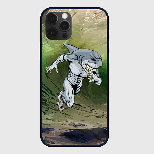 Чехол iPhone 12 Pro Great White / 3D-Черный – фото 1