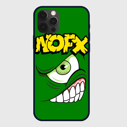 Чехол iPhone 12 Pro NOFX Face / 3D-Черный – фото 1