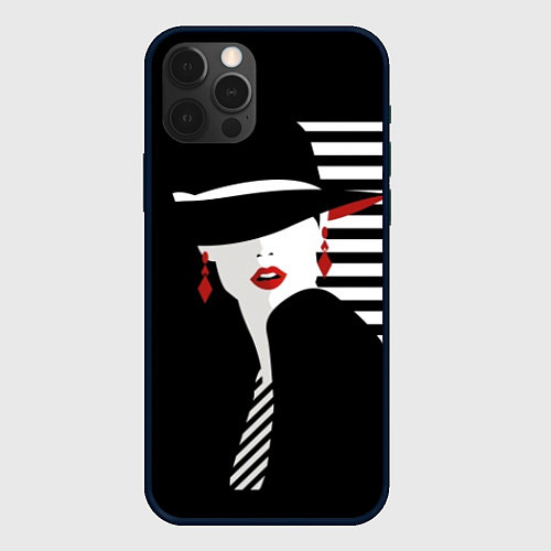 Чехол iPhone 12 Pro Fashion / 3D-Черный – фото 1
