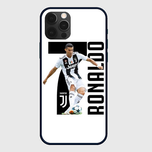 Чехол iPhone 12 Pro Ronaldo the best / 3D-Черный – фото 1