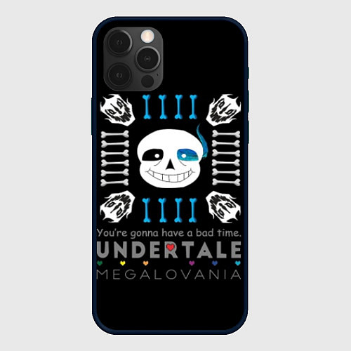 Чехол iPhone 12 Pro Undertale / 3D-Черный – фото 1