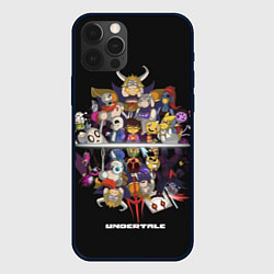 Чехол для iPhone 12 Pro Undertale, цвет: 3D-черный