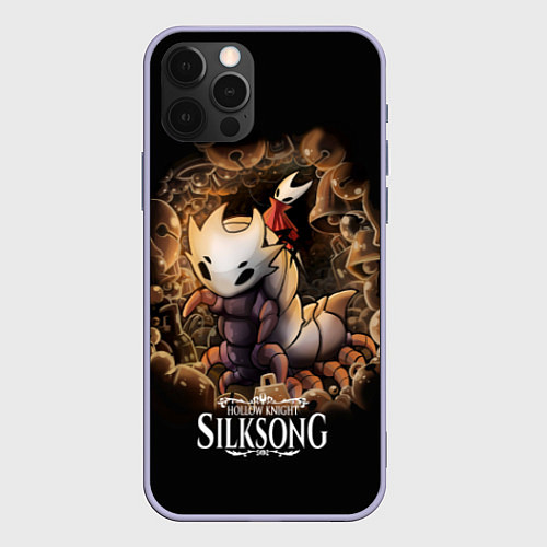 Чехол iPhone 12 Pro Hollow Knight: Silksong / 3D-Светло-сиреневый – фото 1