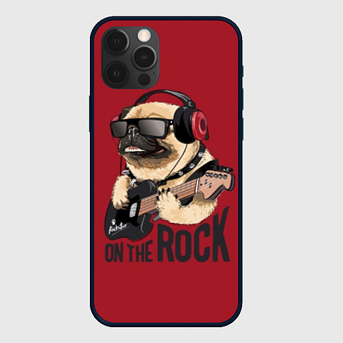 Чехол iPhone 12 Pro On the rock / 3D-Черный – фото 1