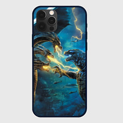 Чехол для iPhone 12 Pro Godzilla Rage, цвет: 3D-черный