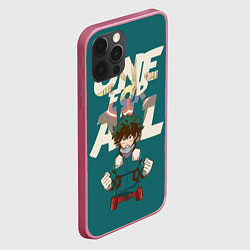 Чехол для iPhone 12 Pro Моя геройская академия, цвет: 3D-малиновый — фото 2