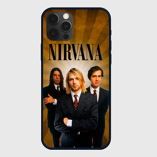 Чехол iPhone 12 Pro Nirvana / 3D-Черный – фото 1