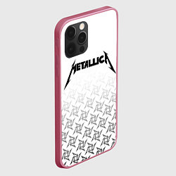 Чехол для iPhone 12 Pro METALLICA, цвет: 3D-малиновый — фото 2