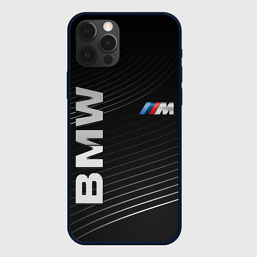 Чехол iPhone 12 Pro BMW / 3D-Черный – фото 1