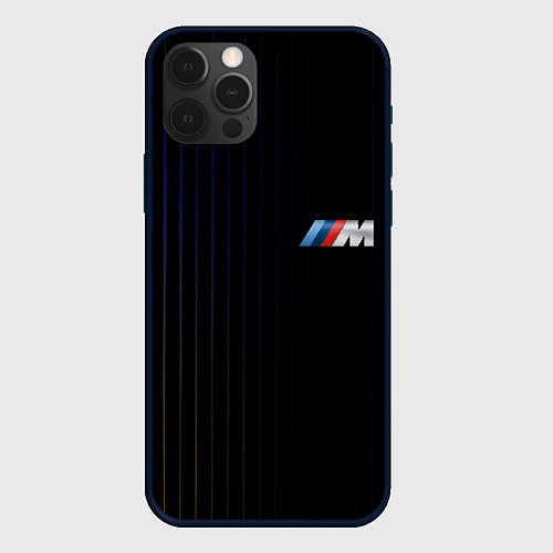 Чехол iPhone 12 Pro BMW / 3D-Черный – фото 1