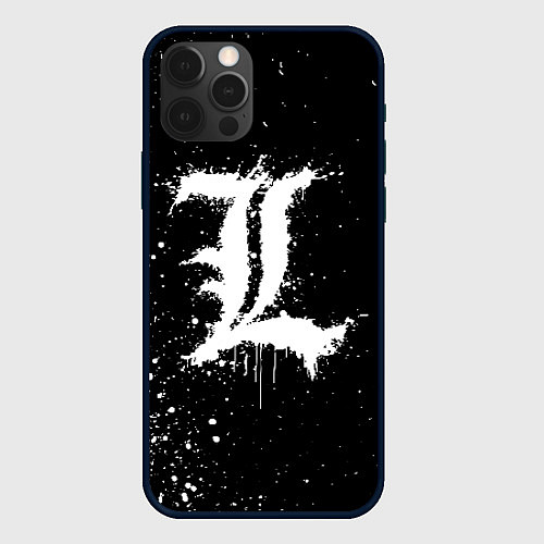 Чехол iPhone 12 Pro L paints / 3D-Черный – фото 1