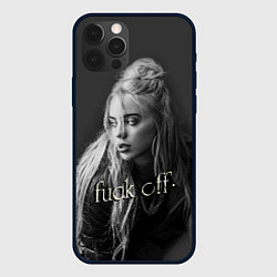 Чехол для iPhone 12 Pro Billie Eilish fak off, цвет: 3D-черный