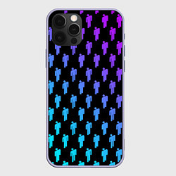 Чехол iPhone 12 Pro Billie Eilish: Neon Pattern