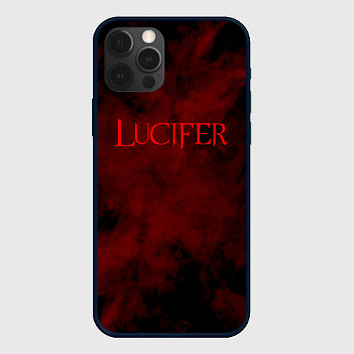 Чехол iPhone 12 Pro LUCIFER КРЫЛЬЯ / 3D-Черный – фото 1