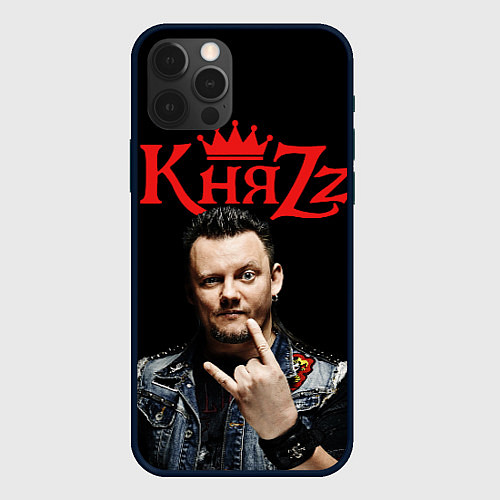 Чехол iPhone 12 Pro Князь Анархия спина / 3D-Черный – фото 1