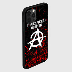 Чехол для iPhone 12 Pro ГРАЖДАНСКАЯ ОБОРОНА, цвет: 3D-черный — фото 2