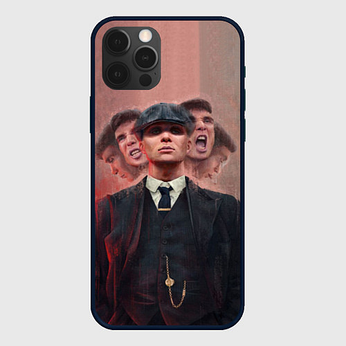 Чехол iPhone 12 Pro Томас Шелби Peaky Blinders / 3D-Черный – фото 1