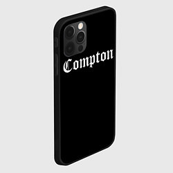 Чехол для iPhone 12 Pro Комптон, цвет: 3D-черный — фото 2