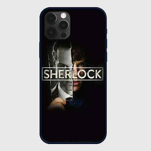 Чехол iPhone 12 Pro Sherlock / 3D-Черный – фото 1