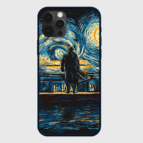 Чехол iPhone 12 Pro Sherlock / 3D-Черный – фото 1