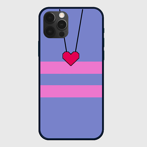 Чехол iPhone 12 Pro UNDERTALE FRISK / 3D-Черный – фото 1