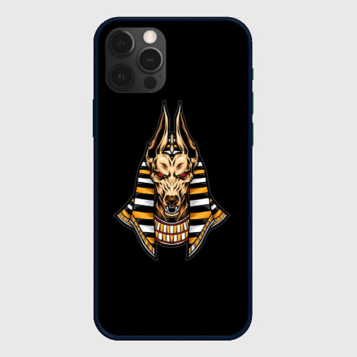 Чехол iPhone 12 Pro Anubis / 3D-Черный – фото 1