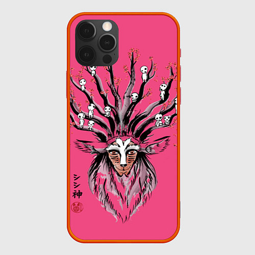 Чехол iPhone 12 Pro Принцесса Мононоке / 3D-Красный – фото 1