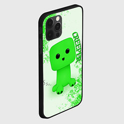 Чехол для iPhone 12 Pro MINECRAFT CREEPER, цвет: 3D-черный — фото 2