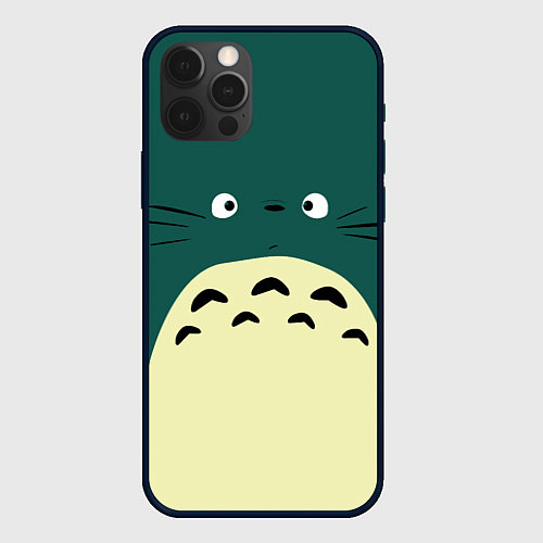 Чехол iPhone 12 Pro Totoro / 3D-Черный – фото 1