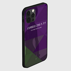 Чехол для iPhone 12 Pro Evangelion: 111, цвет: 3D-черный — фото 2