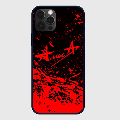 Чехол iPhone 12 Pro АлисА / 3D-Черный – фото 1