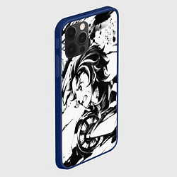 Чехол для iPhone 12 Pro KIMETSU NO YAIBA, цвет: 3D-тёмно-синий — фото 2